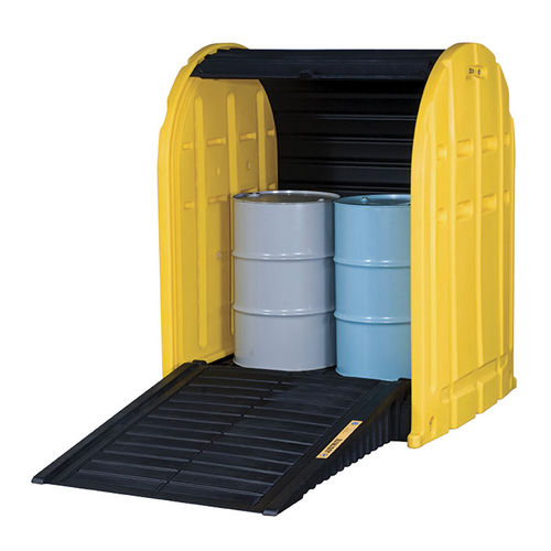 Abri de stockage pour 2 fûts - EcoPolyBlend™ DrumSheds™ 2867 - Justrite Safety Group