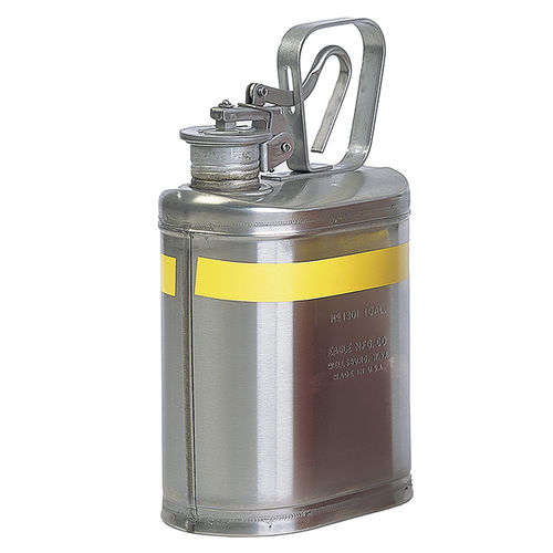 Bidon de securité en acier inoxydable - 1301 - Justrite Safety Group - rectangulaire