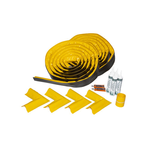 Barrage anti-fuite flexible - Make-A-Berm Kit - Justrite Safety Group - à revêtement PVC / résistant à l'écrasement / résistant aux acides
