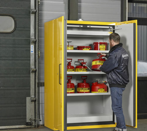 Armoire de sécurité - JCB2260 series - Justrite Safety Group - sur pieds / à portes battantes / à étagères