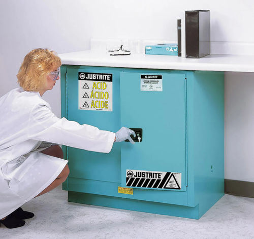 Armoire pour produits dangereux - Sure-Grip® EX - Justrite Safety Group - de sécurité / au sol / à étagères