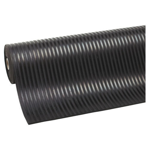 Tapis antidérapant - 753 Rib ‘n’ Roll™ - Justrite Safety Group - strié / en caoutchouc / d'intérieur