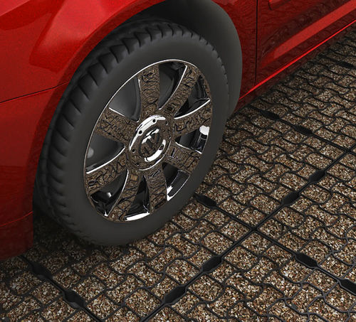 Grille en matière plastique - ShedGrid® TTS Checkers™ - Justrite Safety Group