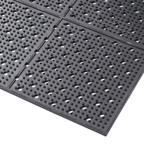 Tapis antidérapant - T23-BL series - Justrite Safety Group - antifatigue / en caoutchouc / d'intérieur