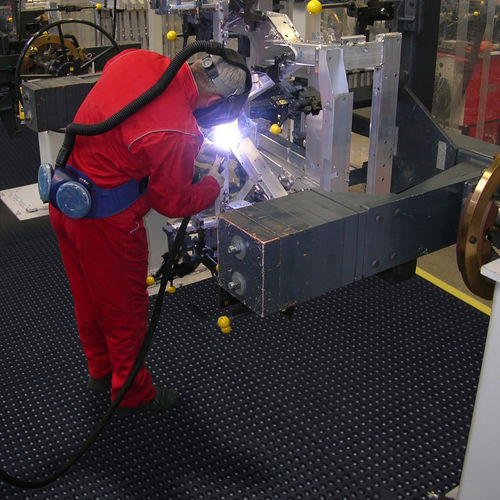 Tapis antifatigue - 443SC045BL - Justrite Safety Group - antistatique / antidérapant / de protection