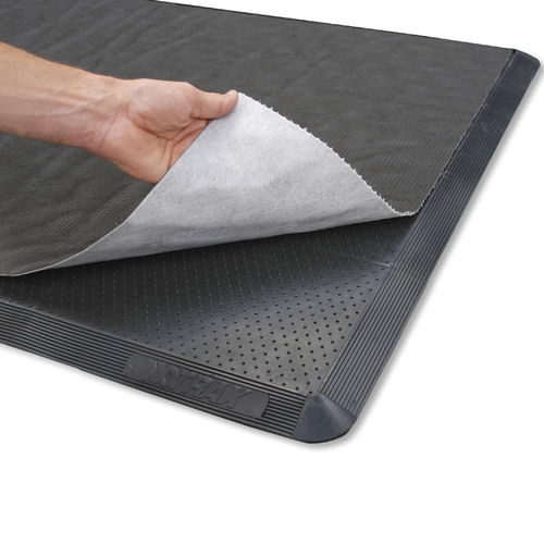 Tapis antifatigue - Sorb Stance™ 580 - Justrite Safety Group - absorbant / en caoutchouc / grande largeur