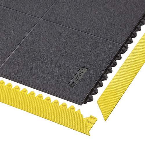 Tapis antifatigue - Cushion Ease Solid™ Nitrile FR 656SFR - Justrite Safety Group - antistatique / modulaire / en caoutchouc nitrile