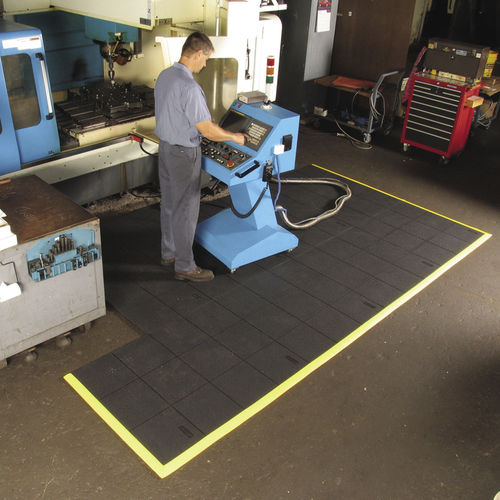 Tapis antifatigue - 656S Cushion Ease Solid™ Nitrile - Justrite Safety Group - modulaire / en caoutchouc nitrile / pour applications de soudure