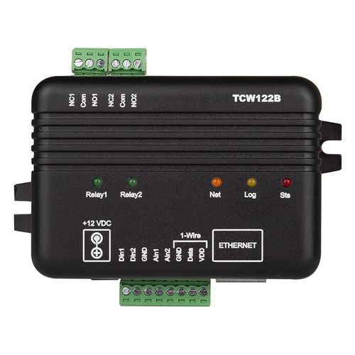 Module de surveillance à distance - TCW122B-WD - Teracom - de température / d'humidité / pour appareillage