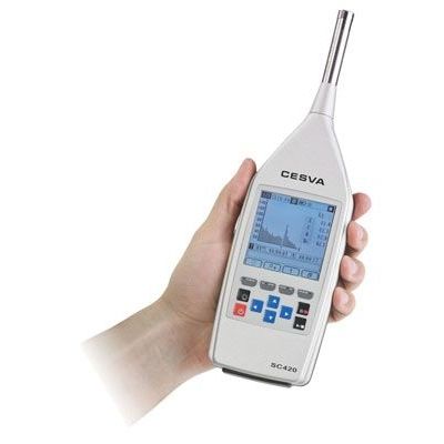 Sonomètre intégrateur - SC420 - SINUS - classe 1 / numérique / en temps réel