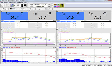 Logiciel de mesure - siNoise - SINUS - d'acquisition de données / de stockage / d'instrument