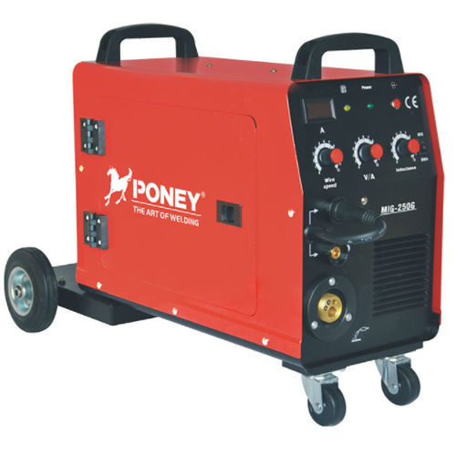 Poste à souder MIG-MAG - MIG-250G - Zhejiang poney electric Company - monophasé / mobile