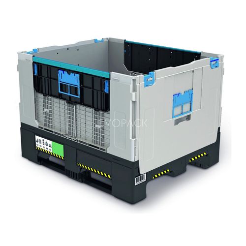 Caisse-palette en polyéthylène - 6.2530652502 - EVOPACK - en polypropylène / de transport / pliable