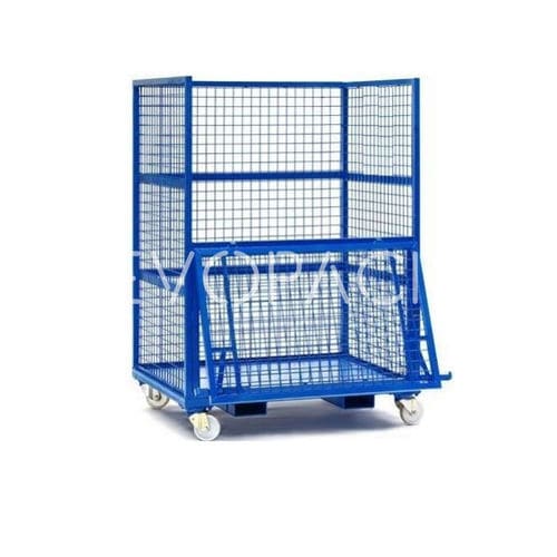 Chariot de transport - 94077 - EVOPACK - en acier inoxydable / à plate-forme grillagée / à roulettes