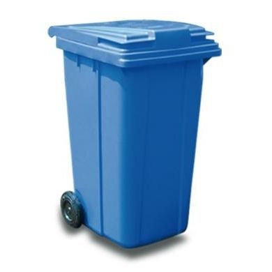 Conteneur à déchets en HDPE - KA-240 - EVOPACK - pour déchets industriels / avec couvercle / à 2 roues