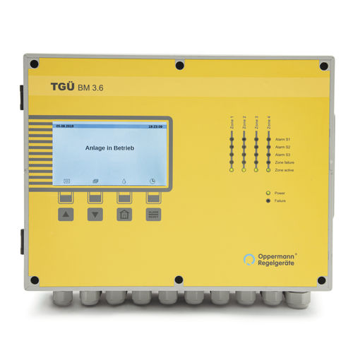 Centrale de détection de gaz multicanaux - TGÜ-BM 3.6 - Oppermann Regelgeräte - affichage LCD / murale / CO