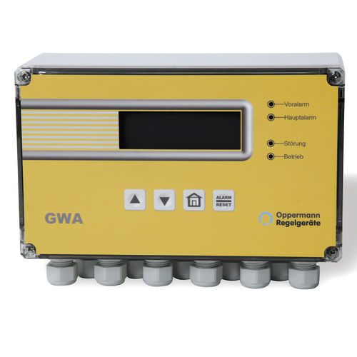 Centrale de détection de gaz murale - GWA-M 3.6 - Oppermann Regelgeräte - multicanaux / affichage LCD / CO