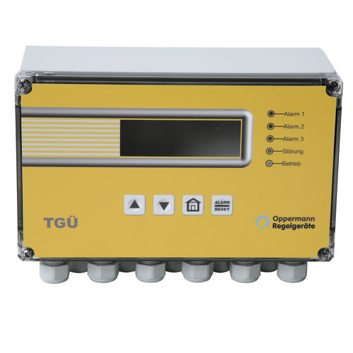 Centrale de détection de gaz affichage LCD - TGÜ-KM 3.6 - Oppermann Regelgeräte - murale / CO / pour capteur détecteur de fuite