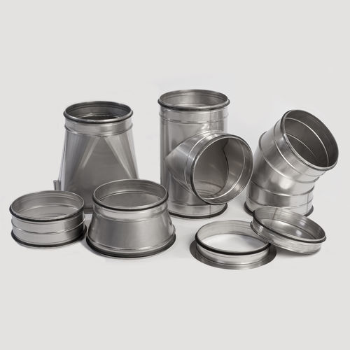 Gaine de ventilation circulaire - BRINNER - en acier galvanisé / en inox / pour ventilation