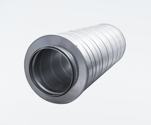 Silencieux pour ventilation - BRINNER - pour gaine d'aération / en métal / circulaire