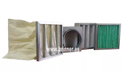 Filtre pour ventilation - BRINNER - à air / en maille métallique / à sac