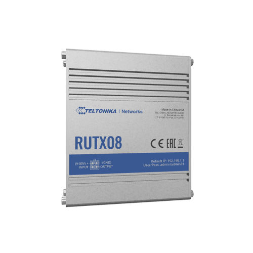 Routeur Ethernet - RUTX08 - Teltonika Networks - de communication / Gigabit Ethernet / OpenWrt