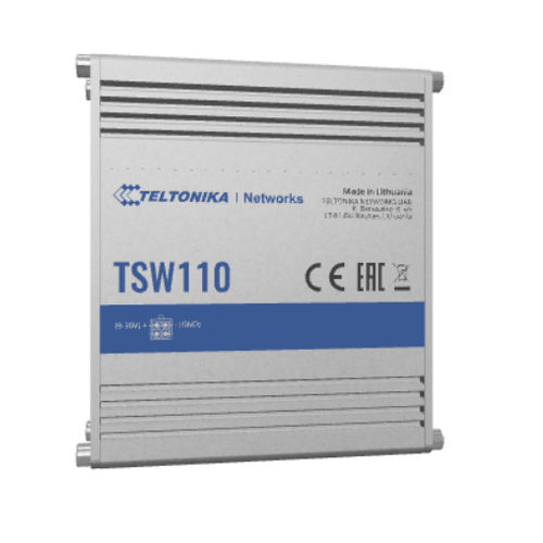 Commutateur Ethernet non administrable - TSW110 - Teltonika Networks - 5 ports / de niveau 2 / Gigabit Ethernet