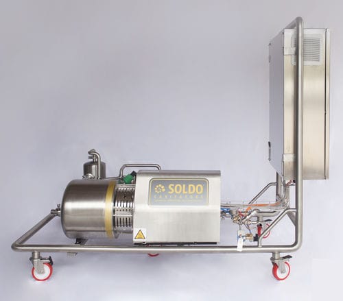 Pasteurisateur pour produits laitiers - Soldo Cavitators - contrôlé par PLC / compact