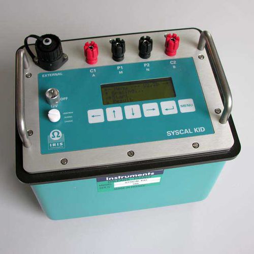 Instrument de mesure résistivité - Syscal Kid - Iris Instruments - de polarisation induite / de chargeabilité / de conductivité