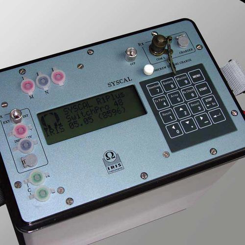 Instrument de mesure résistivité - Syscal Junior - Iris Instruments - de polarisation induite / de chargeabilité / de salinité