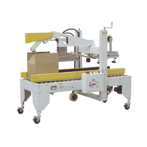 Fermeuse de cartons à double rabats - CS series - Nantongtongji Co.,LTD. - ruban adhésif / automatique