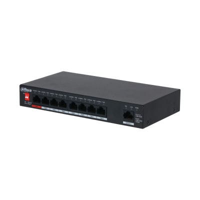 Commutateur Ethernet de bureau - PFS3009-8ET1GT-96 - Zhejiang Dahua Technology Co.,Ltd. - non administrable / 2 ports / de niveau 2