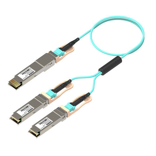 Câble optique de données - 400G QSFP-DD to 2x200G QSFP56 AOC - Accelink Technologies Company - d'alimentation / Gigabit Ethernet / QSFP