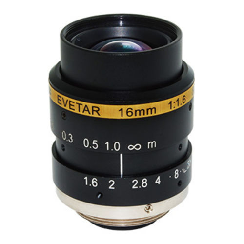 Objectif de caméra pour la vision industrielle - E3128F - Xiamen Leading Optics Co., Ltd - haute résolution / à résolution mégapixel / à faible distorsion