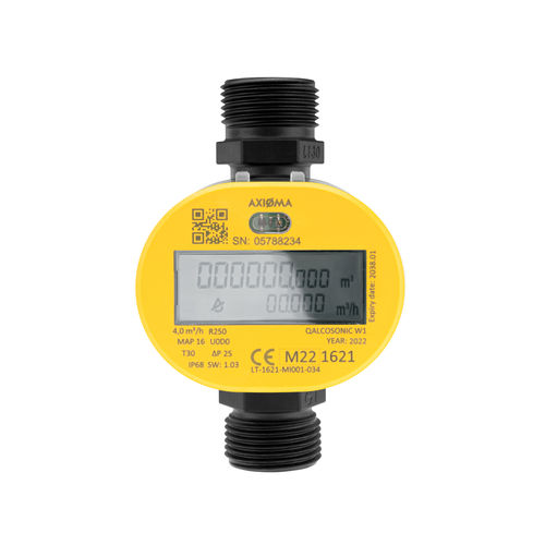 Compteur d'eau à ultrasons -  QALCOSONIC W1 *B - UAB Axioma Metering - numérique / résidentiel / industriel