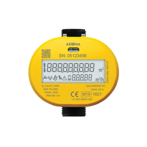 Compteur d'eau numérique - QALCOSONIC W1 *A - UAB Axioma Metering - à ultrasons / résidentiel / intelligent