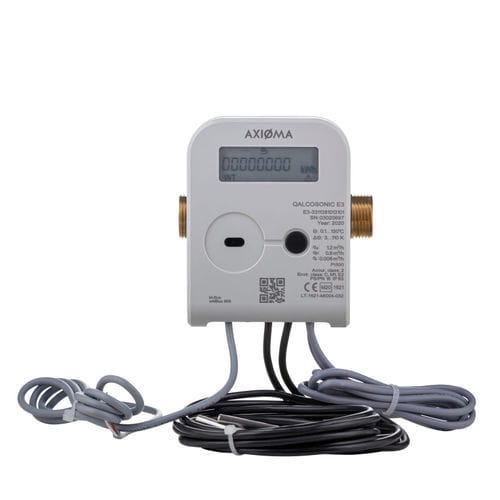 Compteur d'énergie thermique numérique - QALCOSONIC E3 - UAB Axioma Metering - à ultrasons / BACnet / Modbus