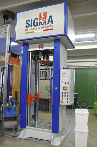 Presse hydraulique - SIGMA PRESSE S.r.l. - scelleuse / pour joint d'étanchéité / pour vanne à boisseau sphérique