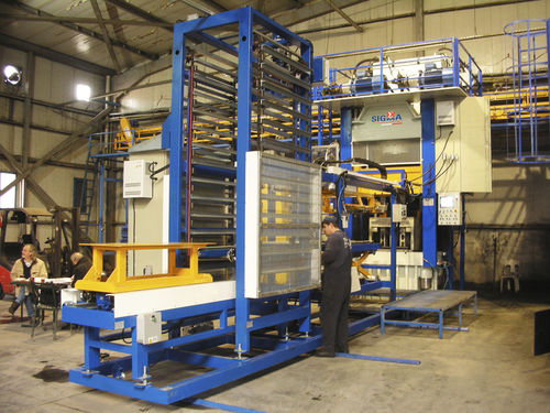 Unité de production pour appareil ménager - SIGMA PRESSE S.r.l. - pour contrepoids / en container / semi-automatique