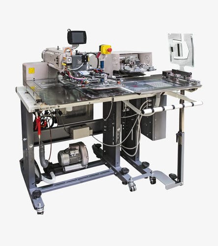 Machine à coudre point noué - V250 - VI.BE.MAC. - à deux aiguilles / à 2 fils / pour motifs