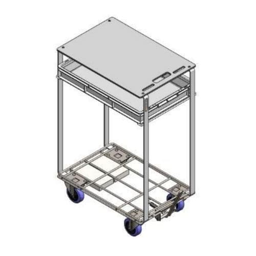 Chariot d'atelier - L series - Labadis - en acier / porte-outils / ergonomique