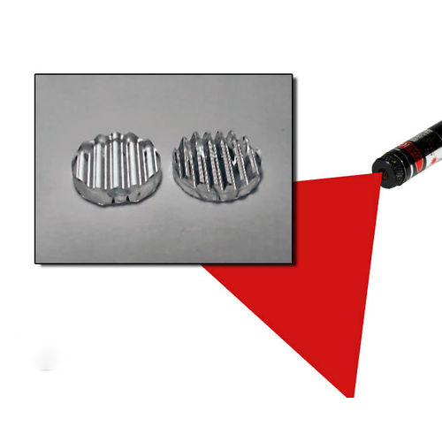 Lentille pour génération de ligne - Cross Optic 15 - MediaLas Electronics GmbH - en plastique / pour laser