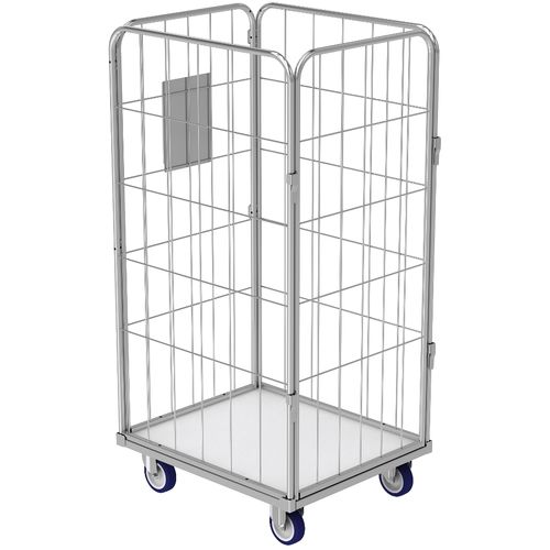 Roll-conteneur pour textiles - GL-KT 6880-1.56 - Samarit CZ s.r.o. - à étagères / en maille métallique