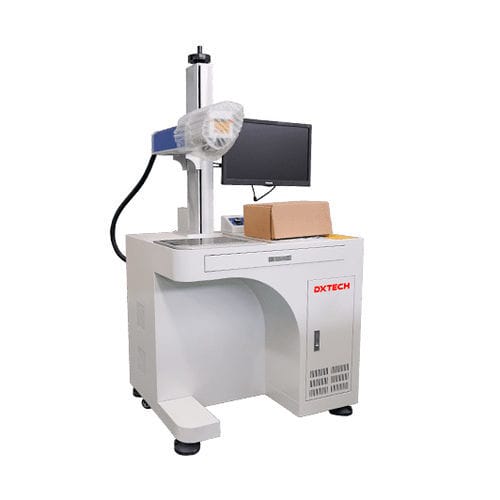 Machine de marquage laser à fibre - DXTECH CNC Machine Co., Ltd. - pour acier inoxydable / pour aluminium / de paillasse