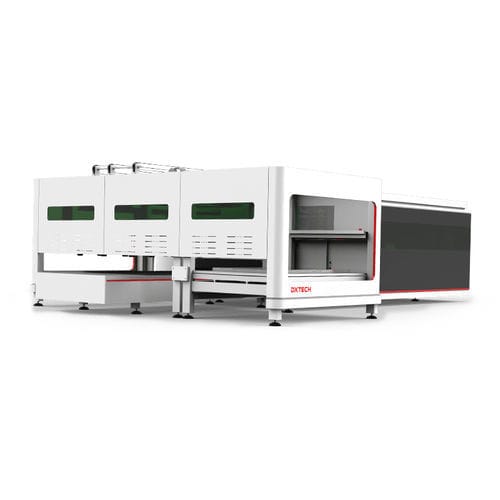 Machine de découpe à chargement/déchargement automatisé - DXTECH CNC Machine Co., Ltd. - laser / pour acier inoxydable / de tôle