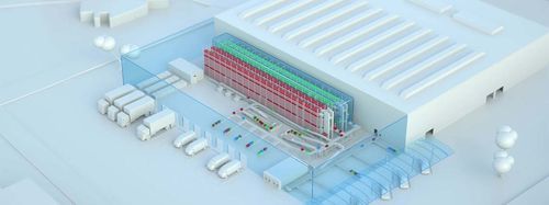 Magasin automatique vertical - SAVOYE - pour l'industrie agroalimentaire / compact / haute densité