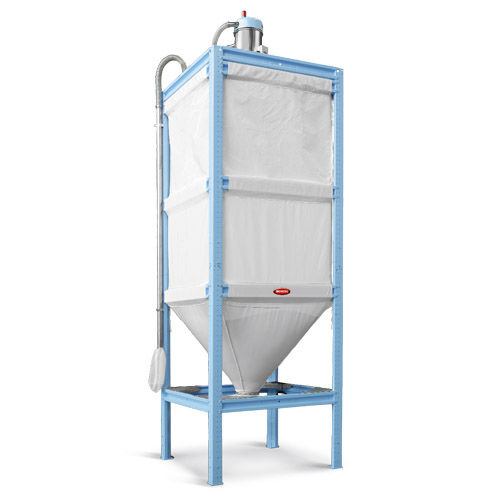 Silo à fond conique - SILTEX - Moretto - pour granulés en plastique / en tissu