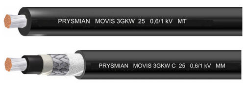 Câble électrique d'alimentation - MOVIS 3GKW - Prysmian Group - DIN / sans halogène
