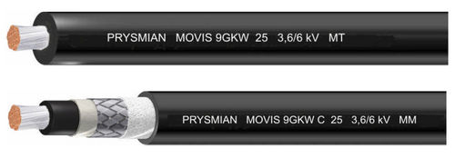 Câble électrique d'alimentation - MOVIS 9GKW / 9GKW C - Prysmian Group - DIN / sans halogène