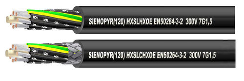 Câble électrique d'alimentation - EN50264-3-2 | SIENOPYR(120) HXSLHXÖ / HXSLCHXÖ - Prysmian Group - DIN / sans halogène